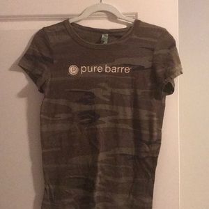 Pure barre camo tee